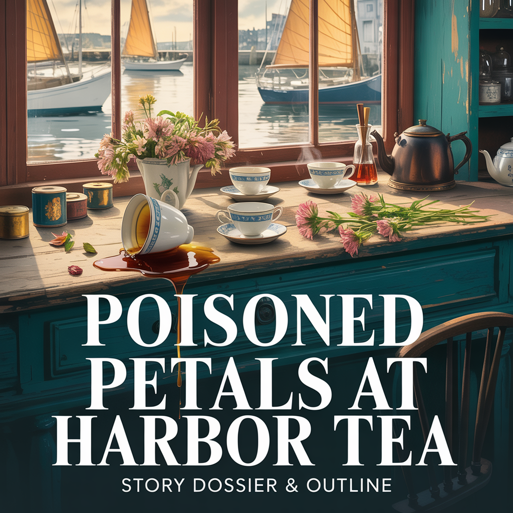 Mystery: Tea Shop Cozy - Poisoned Petals at Harbor Tea